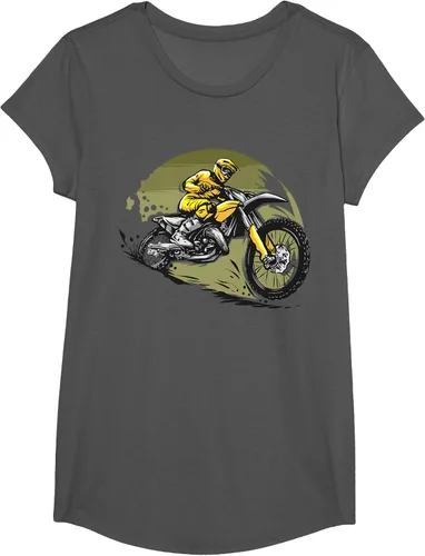 Vista 44 de Camiseta de motocross Supermotard Enduro, Negro, S