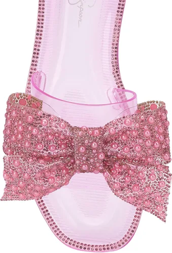 Vista 5 de Jessica Simpson Kilenya - Sandalia plana con adornos para mujer