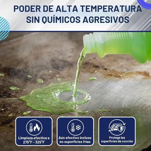 Vista 6 de Limpiador de plancha plana, no causal, no tóxico, fabricado en Estados 32 oz (1 unidad)