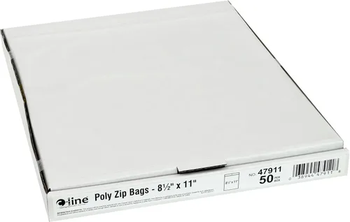 Vista 4 de C-Line Bolsas industriales pesadas con cremallera de polietileno, 8.5 x 11, 50/BX