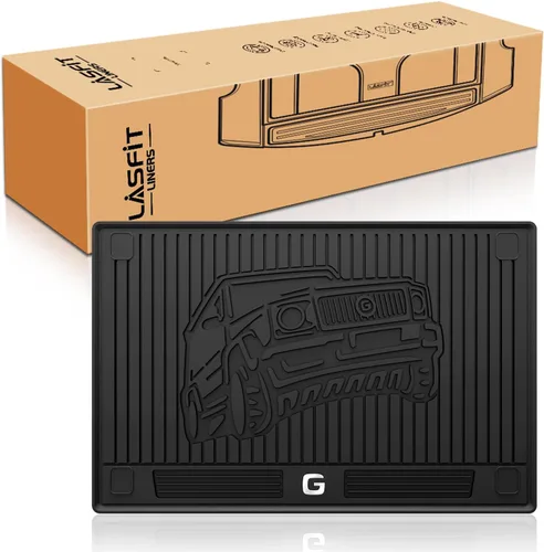 Vista 13 de LASFIT - Tapetes de suelo y maletero de auto, ajuste personalizado, de TPE, para todo tipo de clima, impermeable, juego completo, negros