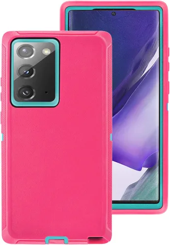 Vista 6 de AICase Funda para Galaxy Note 20, protección contra caídas de cuerpo completo, resistente, a prueba de golpes, caídas y polvo, 3 capas, funda