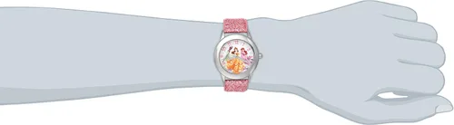 Vista 2 de Disney Princess Tween - Reloj analógico de cuarzo de acero inoxidable, Rosado, Relojes para niños