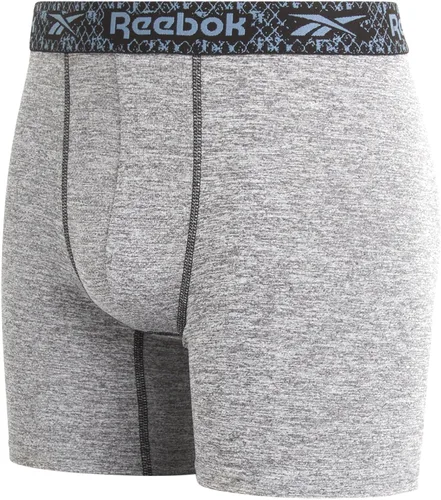 Vista 5 de Reebok Ropa interior para hombre - Calzoncillos tipo bóxer Performance (paquete de 8)