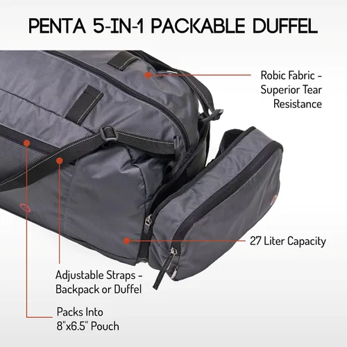 Vista 8 de Paquete especial! Paquete doble Trilogy + bolsa de lona plegable 5 en 1 Penta. Ahorra $29! Obtén 5 bolsas modulares mezcla y combina como quieras.