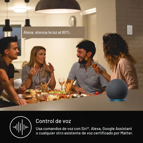 Vista 3 de Kasa Smart - Interruptor de luz HS200P3, de un solo polo, necesita cable neutro, interruptor de luz Wi-Fi de 2,4 GHz compatible con Alexa y Google