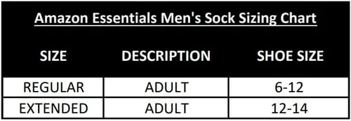 Vista 3 de Tienda Essentials Men's Cotton Half Cushioned Crew Socks, 10 Pairs