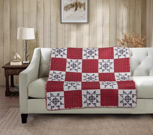 Vista 11 de Virah Bella - Manta acolchada de 50 x 60 pulgadas - Edredón ligero para acento, decoración o ropa de cama - Manta con temática cardenal Cardinals