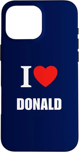 Vista 19 de Cute I Love Heart Donald Parents Wife Husband Girl Boy Case for iPhone 16
