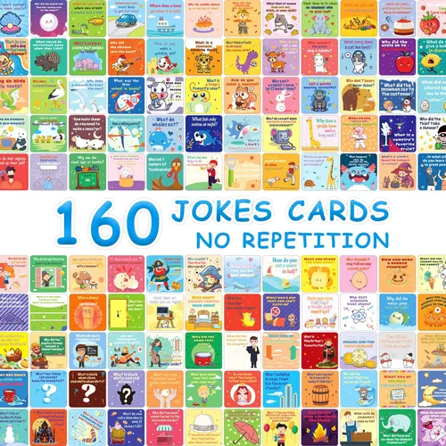 Vista 4 de 160 tarjetas de broma para niños, fiambrera, chistes para niños, notas inspiradoras para el almuerzo para niños y niñas, estudiantes, notas