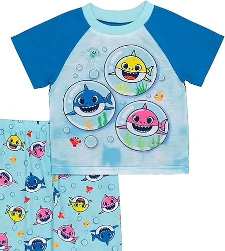Vista 2 de Nickelodeon Conjunto de pijama de tiburón bebé para niños