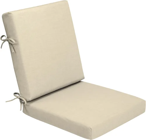 Vista 14 de Arden Foam - Cojín para silla de comedor al aire libre, 20 x 20 pulgadas, fabricado con espuma ProFoam, resistente a la lluvia, resistente a