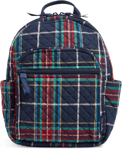 Vista 22 de Vera Bradley - Mochila pequeña de algodón para mujer Negro