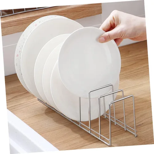Vista 3 de Soporte multiusos para platos de cocina, escurridor de platos para encimera, escurridor de platos
