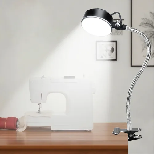 Vista 8 de Luz de trabajo magnética, luz LED para máquina, luz de trabajo con base flexible y magnética, lámpara de herramienta de tienda para torno, banco