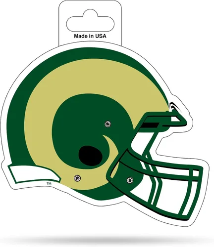 Vista 51 de Rico Industries NCAA - Calcomanía para casco de corte en forma de 4.75 x 5 pulgadas