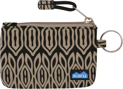 Vista 49 de KAVU Stirling Cartera delgada de lona de algodón con cremallera de doble cara
