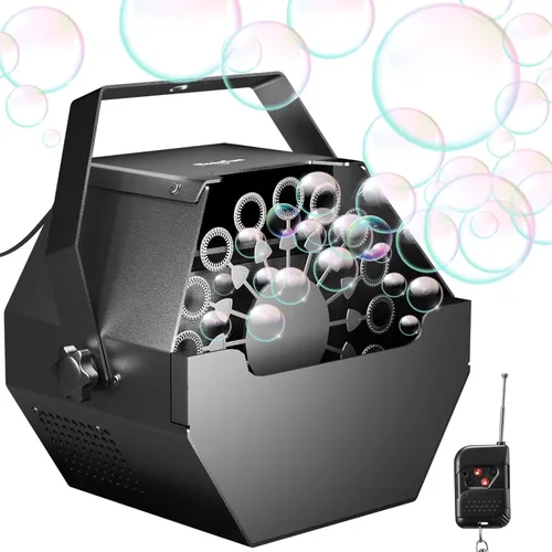 Vista 9 de Theefun Máquina de burbujas 750ML Control manual Metal Bubble Soplador Enchufe negro