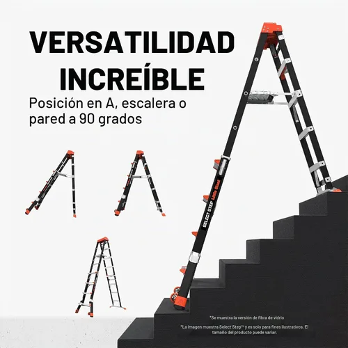 Vista 2 de Little Giant Select Step 6-10 ft Stepladder, Airdeck Accessory, 15109-001
