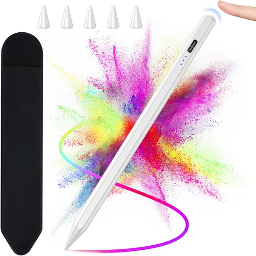 Vista 8 de Lápiz óptico para iPad, Apple Pencil para iPad 10/9ª generación, lápiz digital compatible con Apple iPad Pro 11 y 12.9 pulgadas (2018-2022), iPad