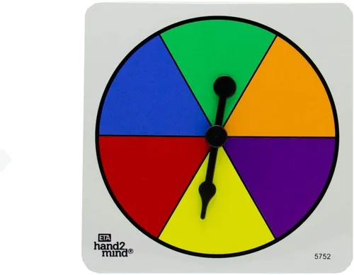 Vista 6 de hand2mind - 4589 ETA Color/Number Spinner Collection, Juego de 6