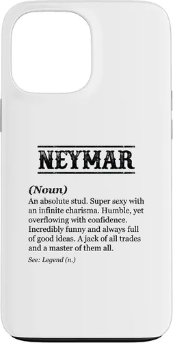Vista 24 de Neymar - Definición de nombre Frase divertida - Funda personalizada para iPhone 17 para hombre