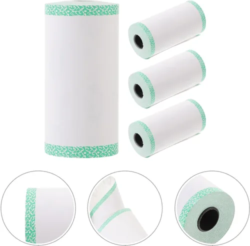 Vista 9 de NUOBESTY 4 Rollos cajero de papel borde