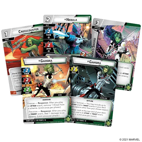 Vista 3 de Fantasy Flight Games Pack de héroes - Gamora