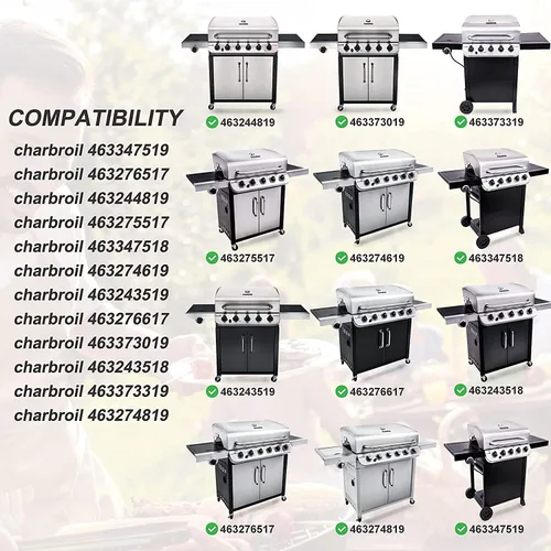 Vista 2 de Piezas de repuesto para Charbroil 463347519 463276517 463244819 463347518 463275517 463276617 463243518 463274619 463373019 4633 73319 463243519