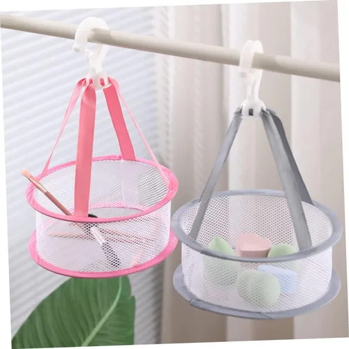 Vista 6 de 2 piezas de esponja de maquillaje para colgar herramientas de maquillaje para mujeres y niñas