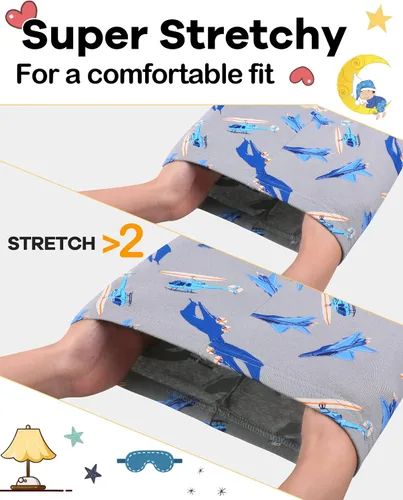 Vista 3 de DAUGHTER QUEEN Pijama para niños de 4 piezas 100 algodón ropa de dormir de 18 meses a 12 años