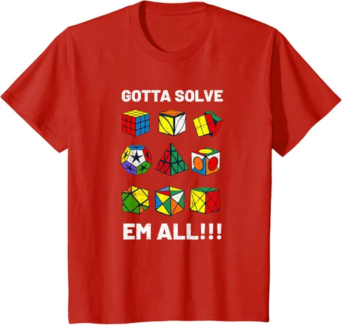 Vista 3 de Camiseta competitiva Puzzle Cube Gotta Solve Em All Speed Cubing