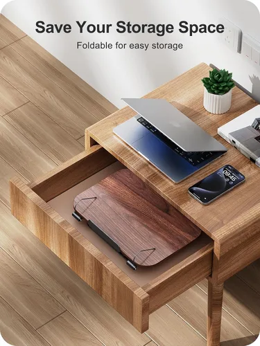 Vista 4 de MOKURU Soporte para libros para lectura, soporte ajustable de 360°, soporte plegable para libros, soporte para libros de cocina, soporte para libros