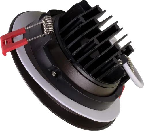 Vista 5 de NICOR Lighting - Foco empotrable LED cardán de 4 pulgadas en bronce aceitado, 5000 K (DGD411205KRDOB)