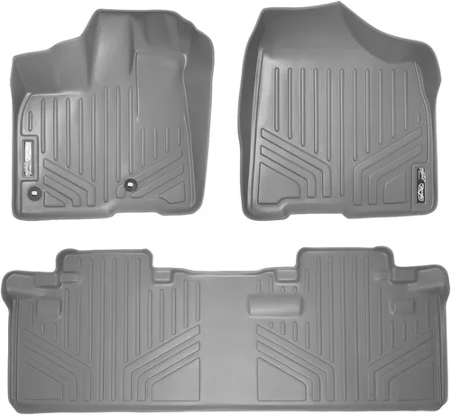 Vista 38 de MAXLINER - Juego de tapetes de piso de ajuste personalizado de 3 filas para Toyota Sienna 2011-2012