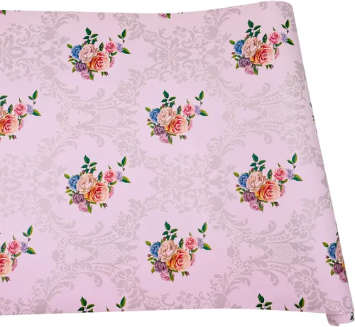 Vista 10 de Yifel Y - Revestimiento de estantes y cajones vintage con diseño floral, impermeable, para refrescar la pared, caja de almacenamiento de fotos, 17.7