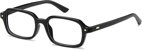 Vista 9 de Rectangle Blue Light Blocking Glasses for Women Retro Slim Square Glasses Computer TV Eyeglasses Anti Eyestrain Verde oliva