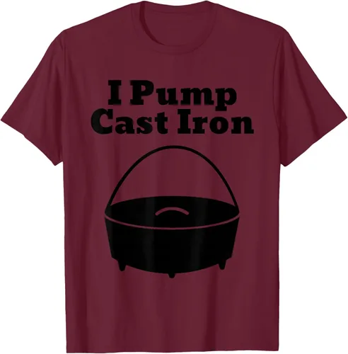 Vista 11 de I Pump - Camiseta de hierro fundido para cocinar al horno holandés