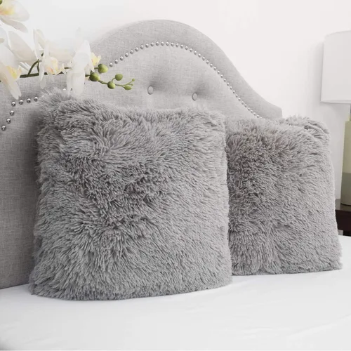 Vista 12 de Almohada de la marca Sweet Home Collection de piel sintética, suave y cómoda