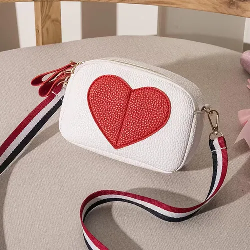 Vista 2 de Bolso cruzado para niñas pequeñas, regalo de cumpleaños con bolsa de regalo