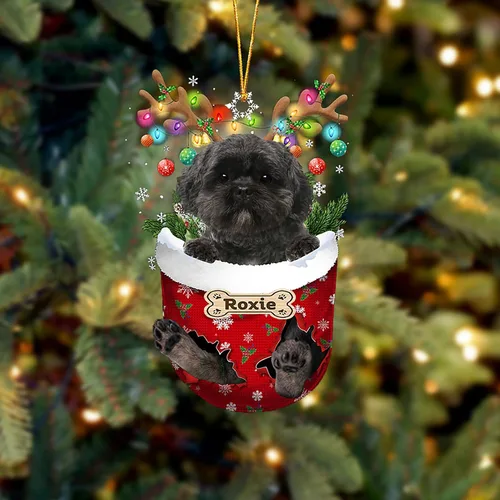 Vista 171 de LOVELYPOD Adorno Personalizado de Perro Affenpinscher, Adornos de Navidad Affenpinscher Regalo para Amante de Perros, Adorno de Navidad Colgante