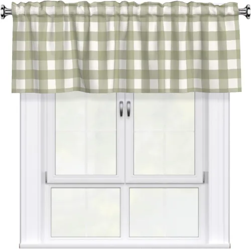 Vista 23 de Cenefa de estrella del oeste de Texas para ventana, rústica, granja, granero, cocina, cenefa de ventana rural vintage con bolsillo para barra