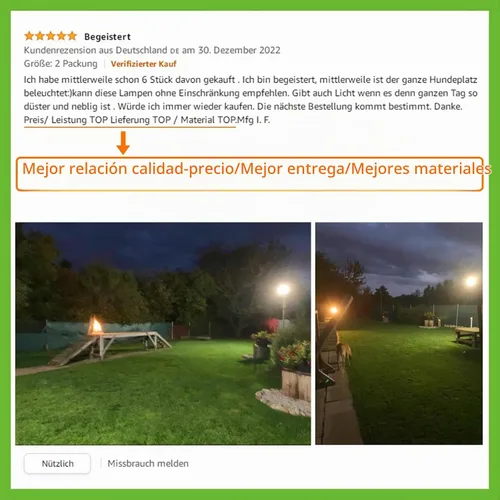 Vista 7 de intelamp Sensor de movimiento dual impermeable al aire libre de las luces