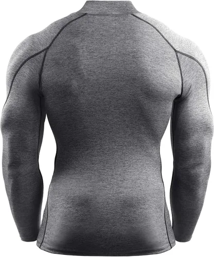 Vista 5 de NELEUS Paquete de 3 camisetas de compresión atlética para hombre