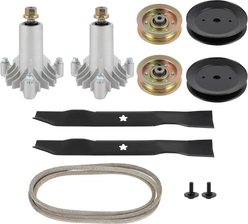 Vista 30 de SCITOO Kit de reconstrucción de cubierta, 42 piezas de cubierta de cortacésped compatible con Poulan Pro PP19A42 PB185A42 PB195H42LT PB20H42YT, 1