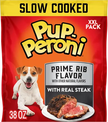 Vista 12 de Pup-Peroni Prime Rib - Golosinas para perros con sabor a costilla, bolsa de 38 onzas (paquete de 4)