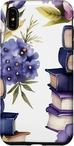 Vista 11 de Book Lover Purple Flower Case for iPhone 16