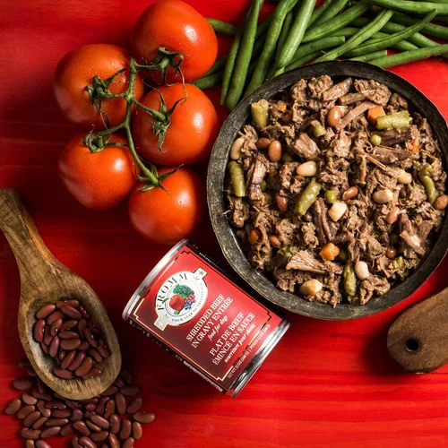 Vista 2 de Fromm Alimento húmedo para perros de carne de res triturada en salsa de cuatro estrellas - Caja de 12 latas