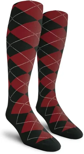 Vista 35 de Golf Knickers Calcetines Coloridos de Algodón Argyle hasta la Rodilla para Hombres, Mujeres y Jóvenes (AA-ZZ)