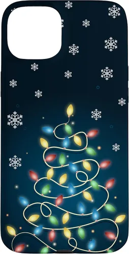 Vista 9 de Christmas Lights ICY Crystals Theme Snowflake Case for iPhone 17